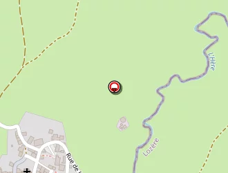 Carte de Station De Ski à Saint-urcize