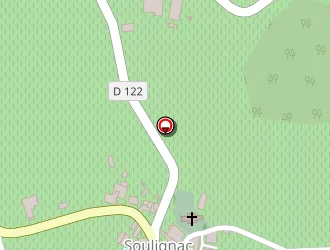 Carte de Soufflet Vigne à Soulignac