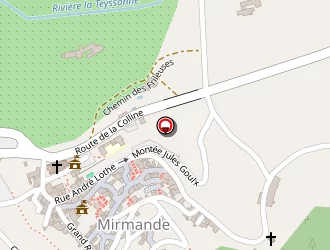 Carte de La Voûte à Mirmande