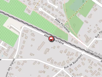 Carte de Ebcc 33 à Beautiran