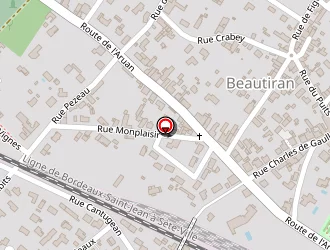 Carte de Proville à Beautiran