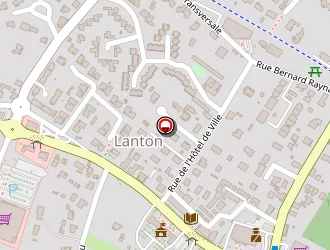 Carte de Antelem à Lanton