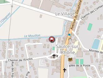 Carte de Saint Algue à Saulce-sur-rhône