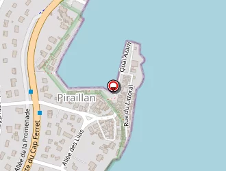 Carte de Cabane 24 à Lège-cap-ferret