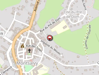 Carte de Donore Roland à Montsalvy