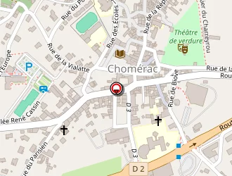 Carte de La Poste à Chomérac