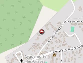 Carte de Aquiter à Ayguemorte-les-graves