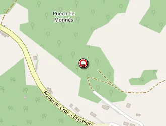 Carte de Besombes Roger à Montézic