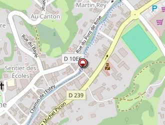 Carte de L'aquitaine à Langoiran