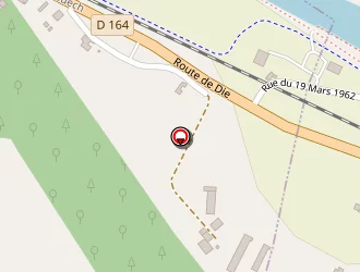 Carte de France-haras à Crest