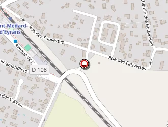 Carte de Sncf à Saint-médard-d'eyrans