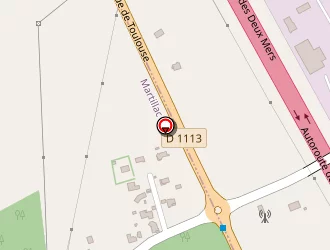 Carte de Château Ferran à Martillac