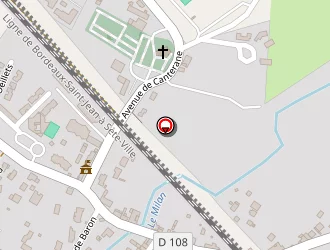 Carte de La Poste à Saint-médard-d'eyrans