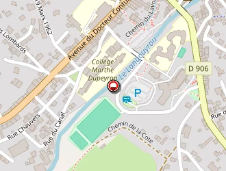 Carte de Avenue Du Gévaudan à Langogne