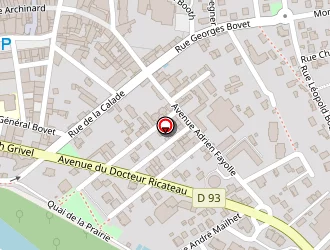 Carte de Piscine Municipale à Crest