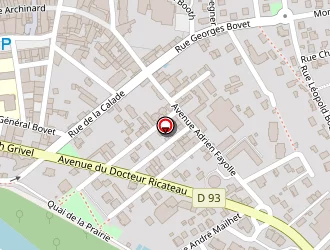 Carte de Piscine Municipale à Crest