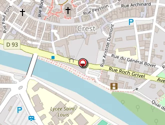 Carte de Cinéma Eden à Crest