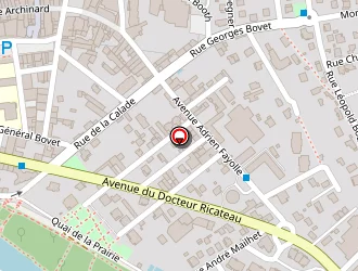 Carte de Salle Municipale Dojo à Crest