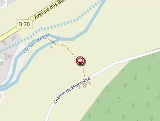 Carte de François Ferrer à Mirabel-et-blacons