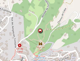 Carte de Pharmacie Du Pont à Crest