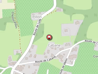 Carte de Maison Cabane-blanche à Baurech