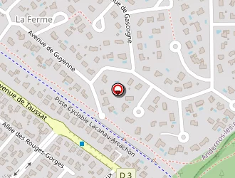 Carte de Andernos La Radio à Andernos-les-bains