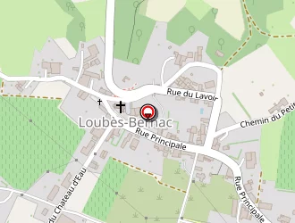 Carte de Agence Postale à Loubès-bernac