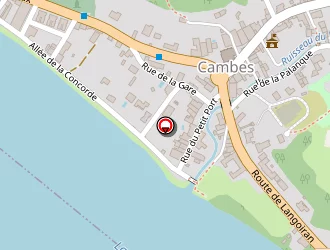 Carte de Cathalanda à Cambes