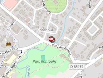 Carte de Espace Culturel Georges Brassens (centre Georges Brassens) à Léognan