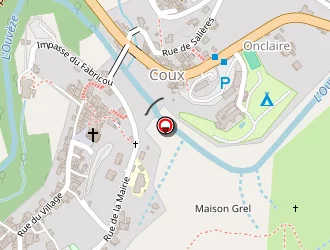 Carte de Mairie De Coux à Coux