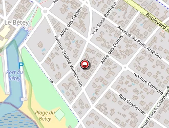 Carte de Overline à Andernos-les-bains