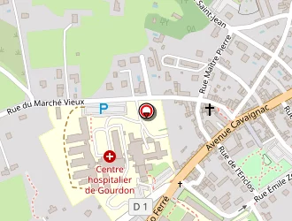 Carte de Lacavé Guy à Gourdon