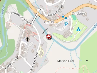 Carte de La Dîme à Coux