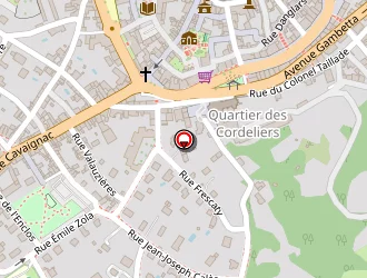 Carte de Pont Du Gué à Gourdon