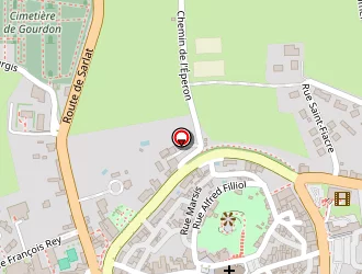 Carte de Le Palais à Gourdon