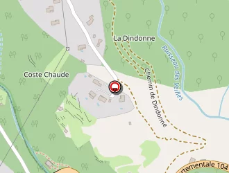 Carte de La Poste à Coux