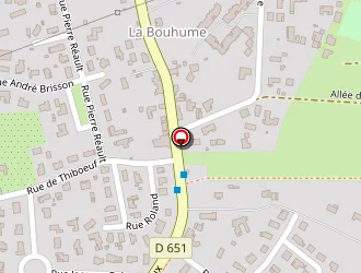 Carte de Super U à Léognan