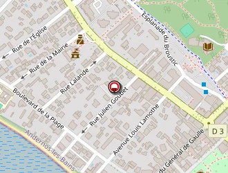 Carte de Le Chalut à Andernos-les-bains