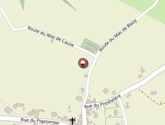 Carte de La Tuilerie à Saint-projet