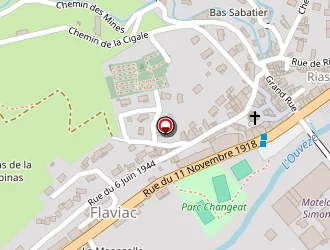 Carte de Perrin Bernard à Flaviac