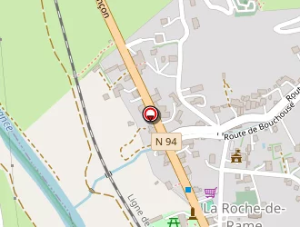 Carte de Site De Peche Lac Escur à Roche-de-rame (la)