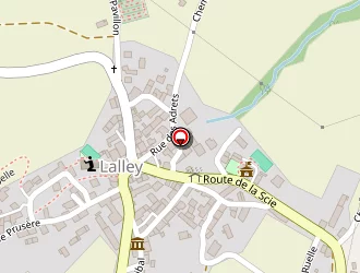 Carte de Agence Postale à Lalley