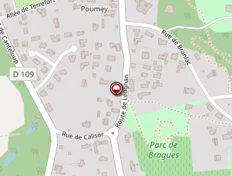 Carte de Tennis Jean Becker à Gradignan