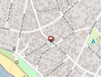 Carte de Mussard Rodrigue à Arès