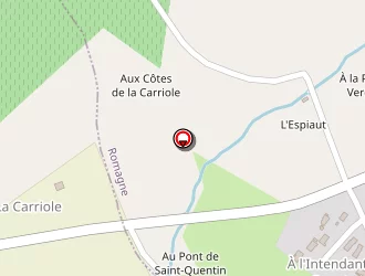 Carte de Peral André à Romagne