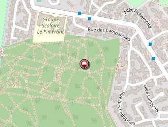 Carte de Mas Bernard à Gradignan