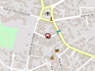 Carte de La Poste à Arès