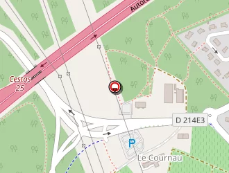 Carte de L'institut à Canéjan