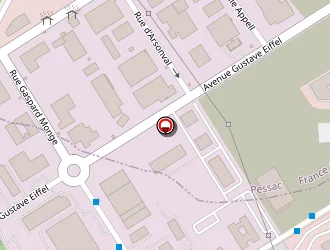 Carte de Boiron à Canéjan