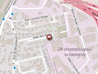 Carte de Dickies-store à Gradignan